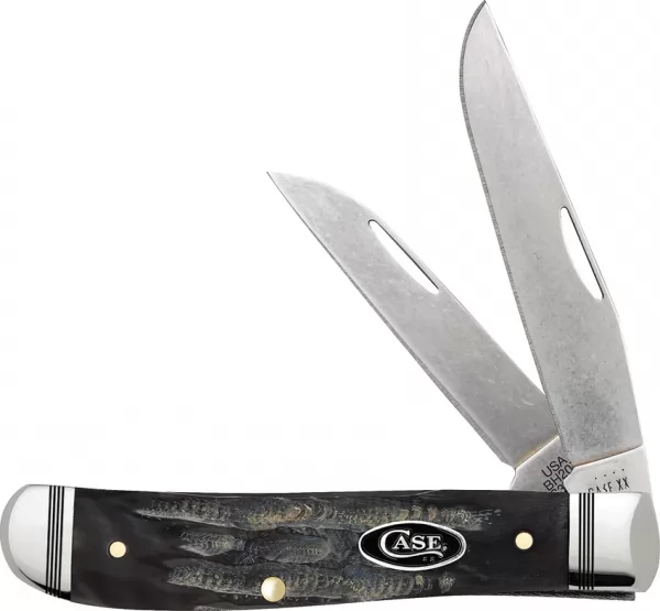 Case Mini Trapper Jigged Buffalo CA65093