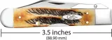 Case Cutlery Cheetah Cub 6.5 Bone CA65349 Case Cutlery Cheetah Cub 6.5 Bone CA65349