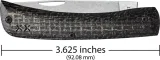 Case Cutlery Crossroads Sod Buster Jr Blk CA66382