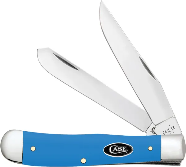 Case Cutlery Trapper Light Blue Synthetic CA68900