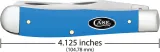 Case Cutlery Trapper Light Blue Synthetic CA68900