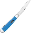 Case Cutlery Trapper Light Blue Synthetic CA68900