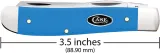 Case Cutlery Mini Trapper Light Blue Synt CA68901