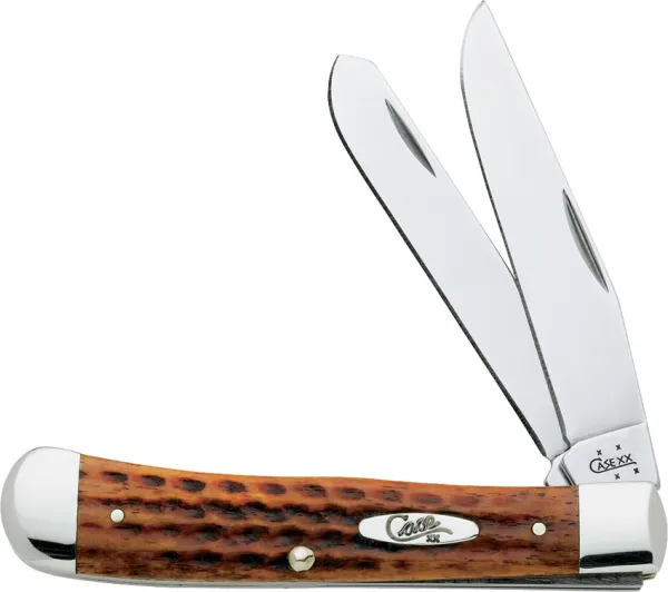 Case Trapper Harvest Orange Bone Knives CA7401