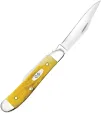 Case Cutlery Peanut Platts Jig Yellow CA75314 Case Cutlery Peanut Platts Jig Yellow CA75314