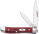 Case Cutlery Peanut Red Pocket Worn - CA781