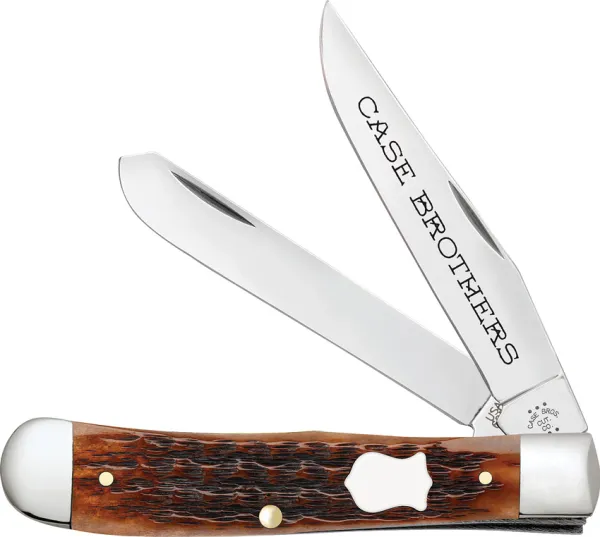 Case Cutlery Trapper Case Bros Brn Bone CA79410