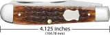 Case Cutlery Trapper Case Bros Brn Bone CA79410