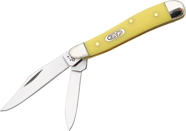 Case Cutlery Peanut Yellow Handle Knives CA80030
