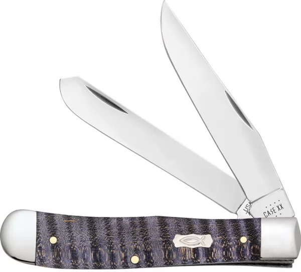 Case Trapper Purple Curly Maple CA80540