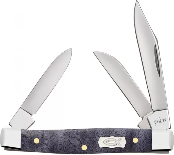 Case Small Stockman Purple Maple CA80547