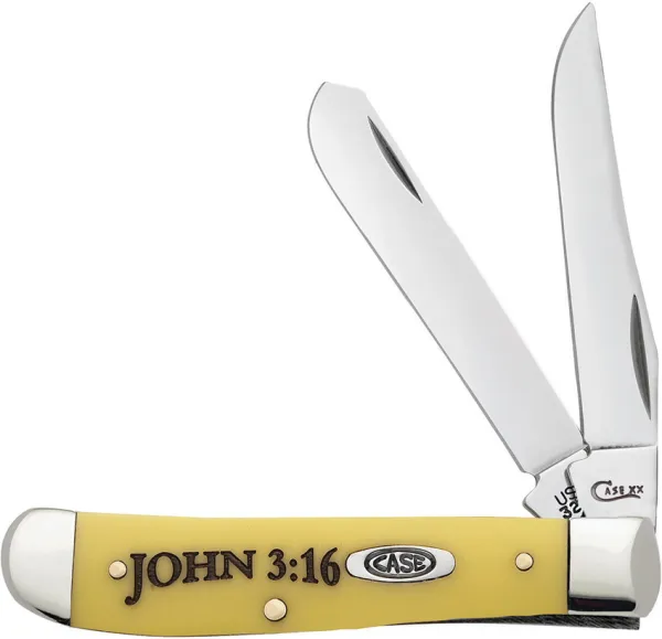 Case Cutlery John 3:16 Mini Trapper Knives CA8850