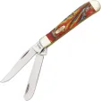 Case Cutlery Mini Trapper Fire In Box - CA9207FIB