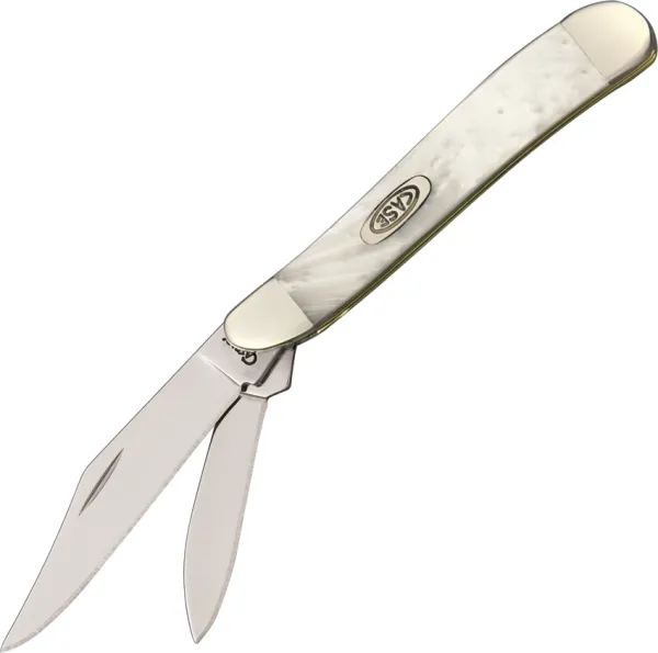 Case Cutlery Peanut White Pearl Knives CA9220WP