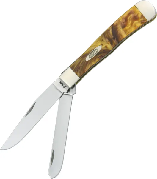 Case Cutlery Trapper Butter Rum Knives CA9254BR