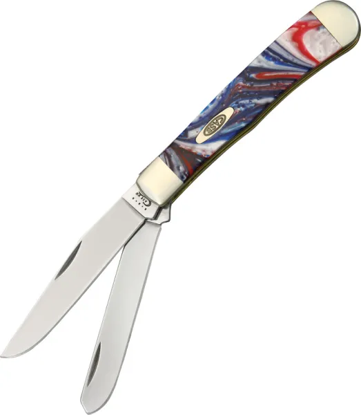 Case Cutlery Trapper Star Spangled Knives CA9254STAR