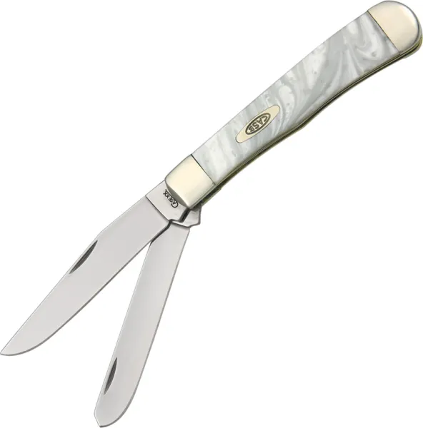 Case Cutlery Trapper White Pearl Knives CA9254WP
