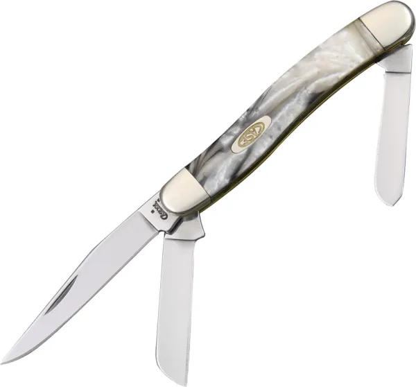 Case Cutlery Medium Stockman Ivory Quartz Knives CA9318IQ