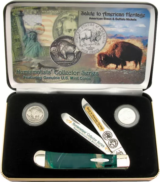 Case Cutlery American Bison-Buffalo Nickels CABUFCE