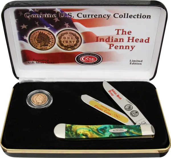 Case Cutlery Indian Head Penny Gift Set CAIHPCE