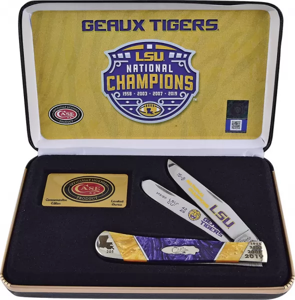 Case LSU Champions Trapper CALSU19CATPG
