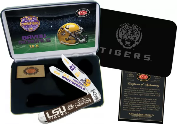 Case LSU Champions Trapper CALSU19CATSBN