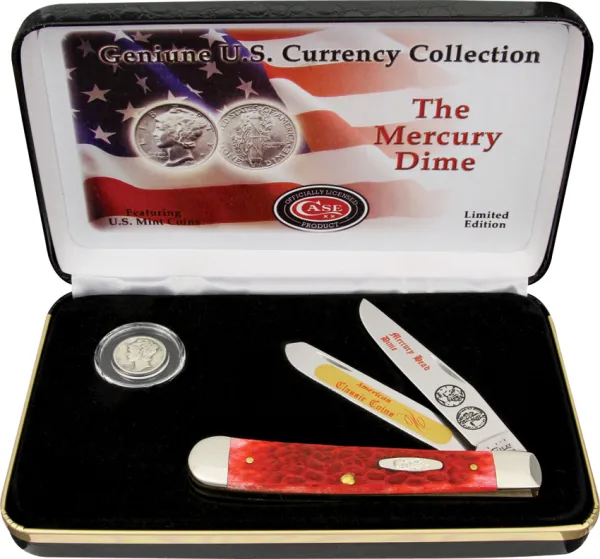 Case Cutlery Mercury Dime Gift Set Knives CAMDRPB