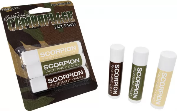 Camouflage Face Paint Scorpion Camouflage Sticks CAMSCORP3