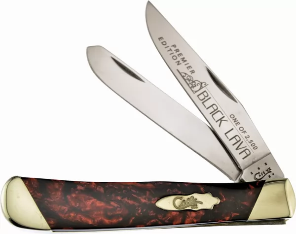 Case Cutlery Trapper Black Lava CAS9254BKL