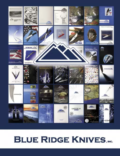 Books Blue Ridge Knives Catalog #40 CAT40