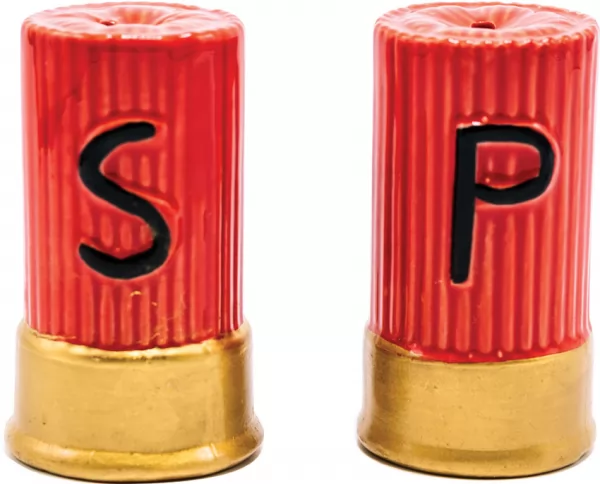 Caliber Gourmet Salt Pepper Shakers Shotgun CBG1033