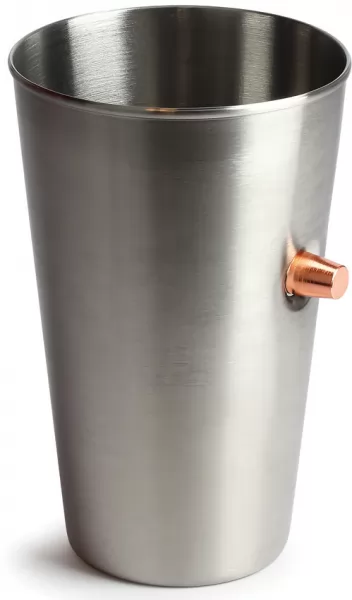 Caliber Gourmet Bullet Pint Glass Stainless CBGLMSPINTSS