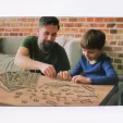 Caliber Gourmet Wood Knife Puzzle Set CBGPZ03K