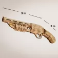 Caliber Gourmet Shotgun Wood Puzzle CBGPZ05SG