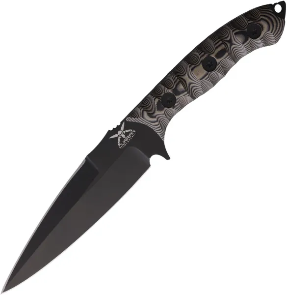 Curran Blades Javelin Fixed Blade Blk-Tan CBLJAV001