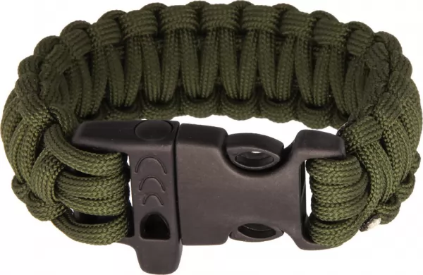 Combat Ready Survival Bracelet OD Green knives CBR360