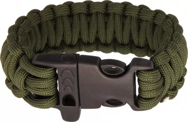 Combat Ready Survival Bracelet OD Green knives CBR362