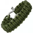 Combat Ready Survival Bracelet OD Green knives CBR364