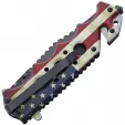 Combat Ready Flag Linerlock A-O knives CBR368