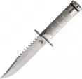 Combat Ready Survival Knife Silver - CBR375