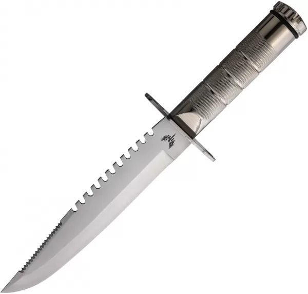 Combat Ready Large Survival Knife Silver knives CBR377