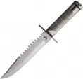Combat Ready Large Survival Knife Silver - CBR377