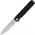 Cobratec Knives Kuzio Linerlock Black - CBTKUZIOBLKDNS
