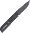 Cobratec Knives Prowler Button Lock DP Blk PS CBTPLRBKBDS