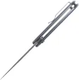 Cobratec Knives Prowler Button Lock DP Blk CBTPLRBKBD