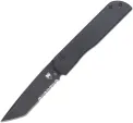 Cobratec Knives Prowler Button Lock Tant BlkPS - CBTPLRBKBTS