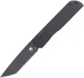 Cobratec Knives Prowler Button Lock Tant Blk - CBTPLRBKBT