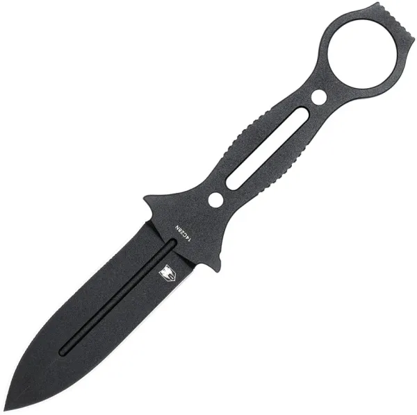 Cobratec Knives Ringed Claymore Fixed Blade CBTRCLMDNSBK