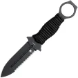 Cobratec Knives Ringed Claymore Fixed Blade - CBTRCLMDSSBK
