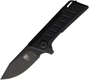 Cobratec Knives Small Riptide Linerlock Black - CBTRTDSBLK